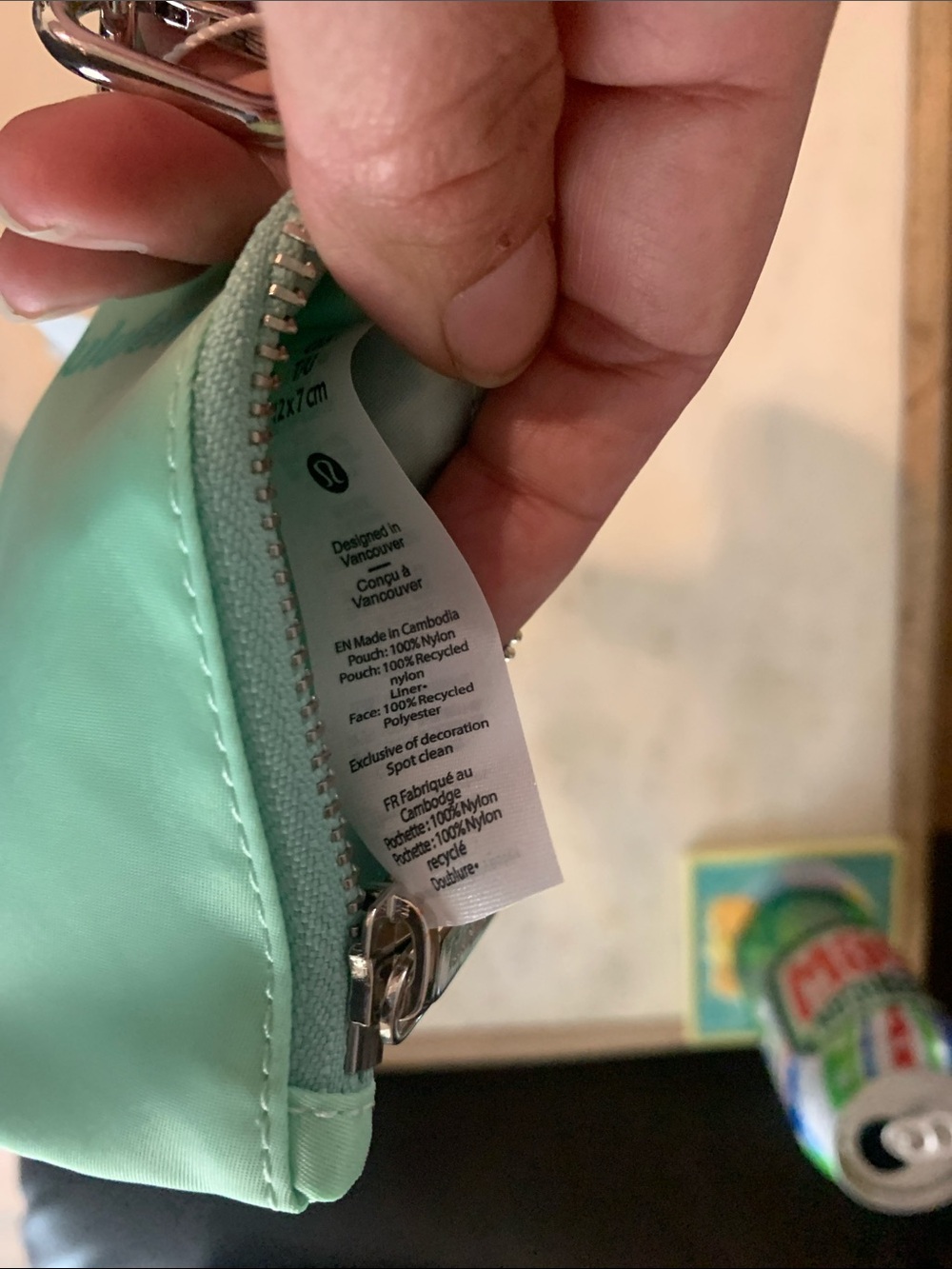 lululemon athletica Teal and Mint Key & Card Holder Wristlet - Picture 2 of 2